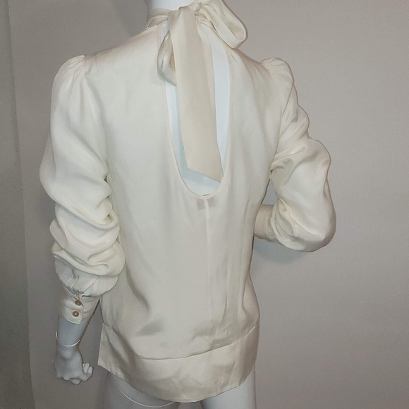 Frame NeckTie Silk Blouse BUNDLE&SAVE! - Picture 4 of 5